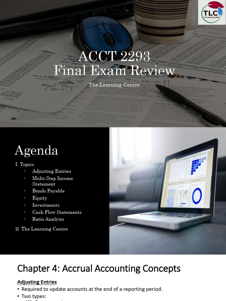 ACCT 2293 Final Exam Review Guide | PDF | Bonds (Finance) | Dividend
