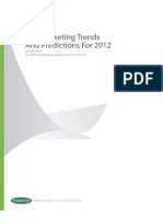 B2B Marketing Trends And Predictions For 2012 (Forrester) -Feb12