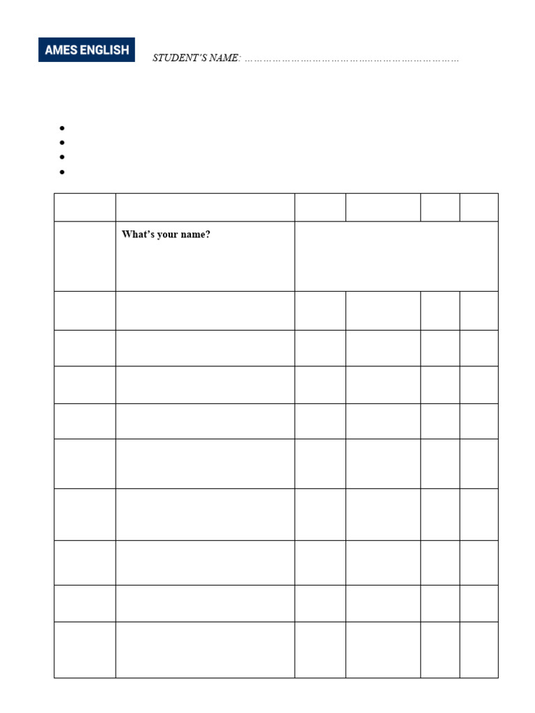 AE1 - Final Speaking Test | PDF