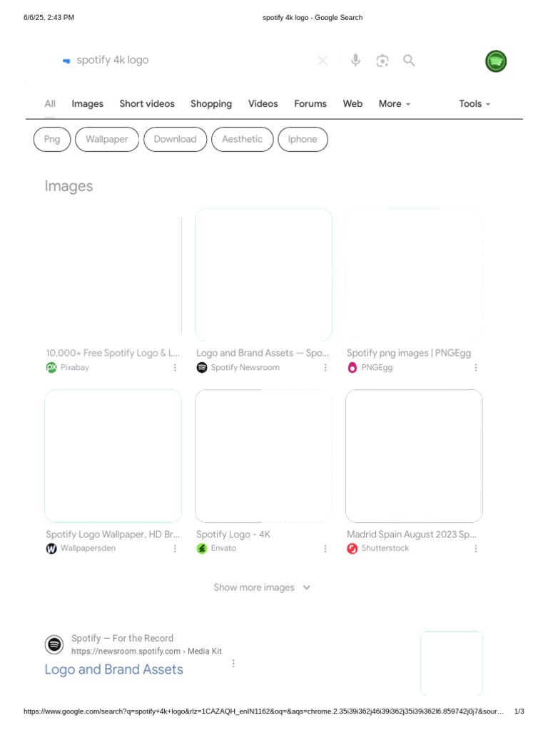 High-Resolution Spotify Logo Assets | PDF | Spotify | Apple Inc. Software