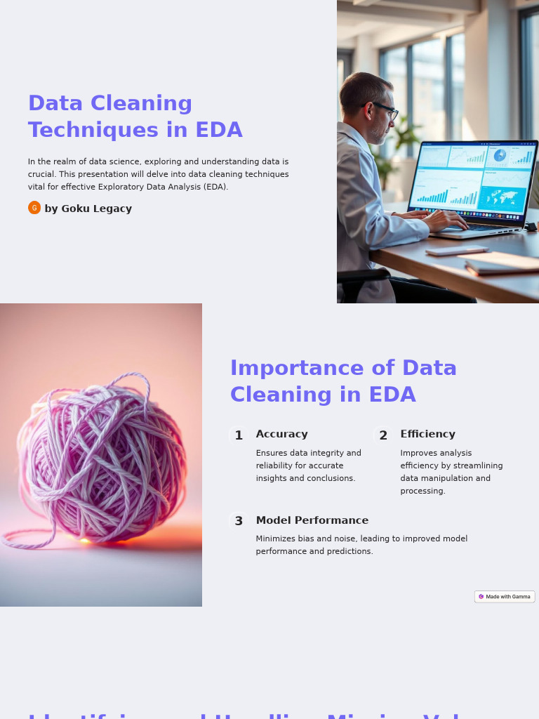 Data Cleaning Techniques for EDA | PDF | Data Analysis | Applied ...