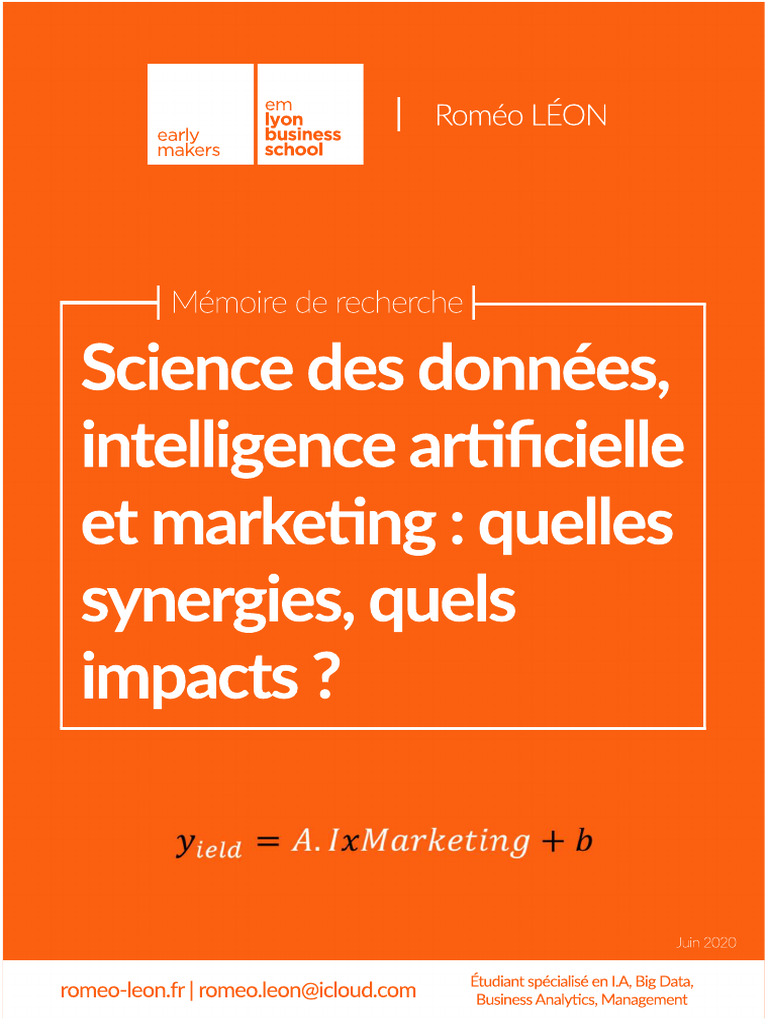Science des données et marketing éthique | PDF | Big data | Science