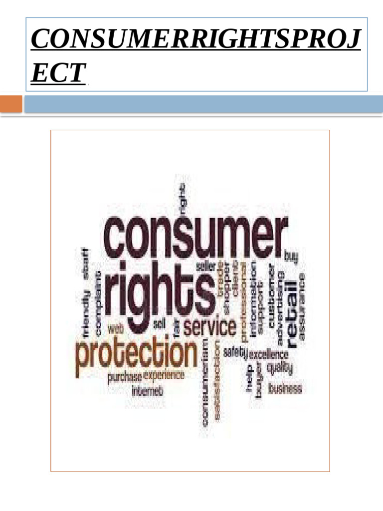 Class 10 Consumer Rights Project | PDF | Consumer Protection | Goods
