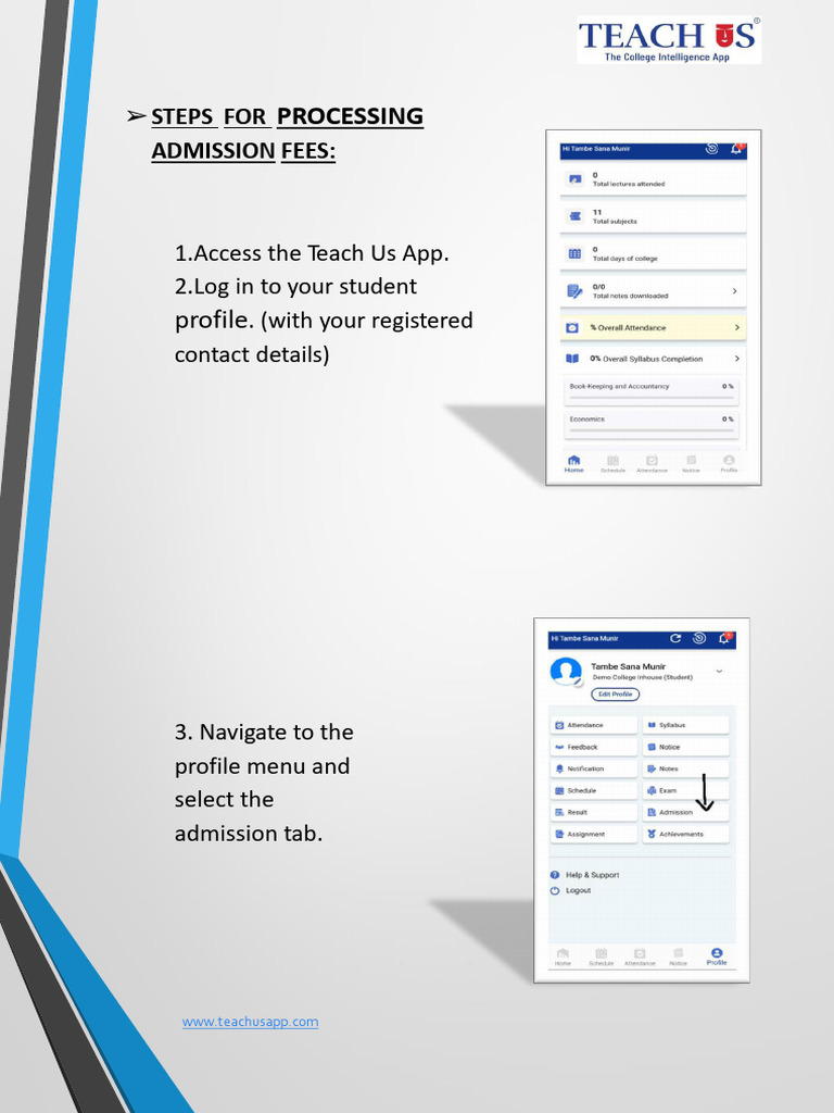 Fees Processing Steps | PDF
