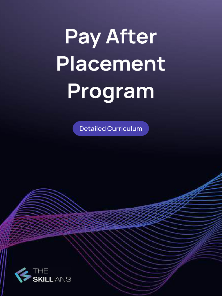 Skillians Pay After Placement Program | PDF | Java (Programming ...