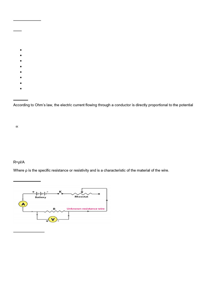 Physics Practical 12 Section A | PDF | Electrical Conductor | Voltage