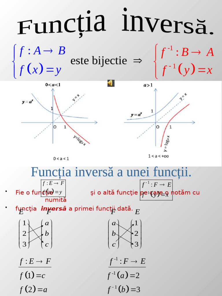 Functia Inversa | PDF