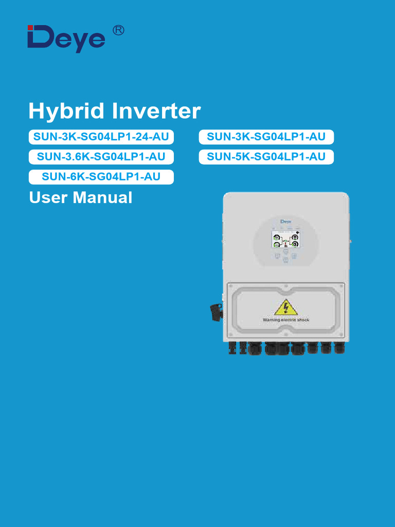 SUN 3.6K Hybrid Inverter Manual | PDF | Solar Panel | Power Inverter