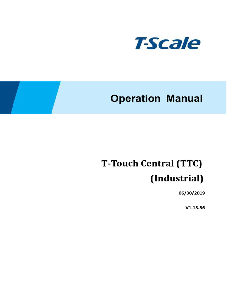TTC Operation Manual V1.13.56 | PDF | Icon (Computing) | Computer File