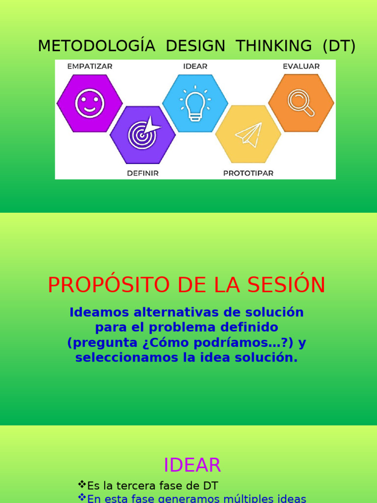 Fase de Idear en Design Thinking | PDF