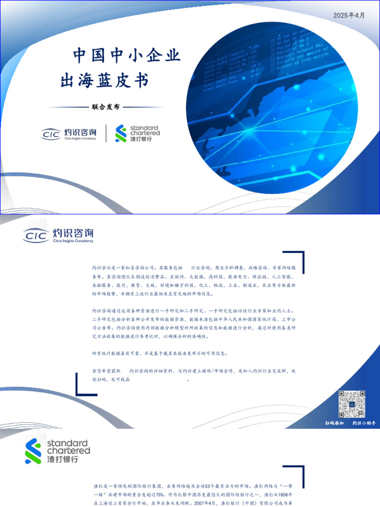 渣打银行2025中国中小企业出海蓝皮书| PDF