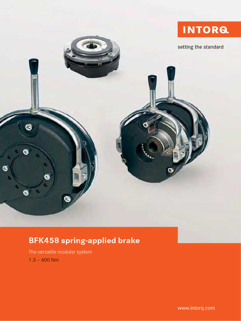 INTORQ BFK458 33002356 en 11 2015 | PDF | Brake | Mechanical Engineering