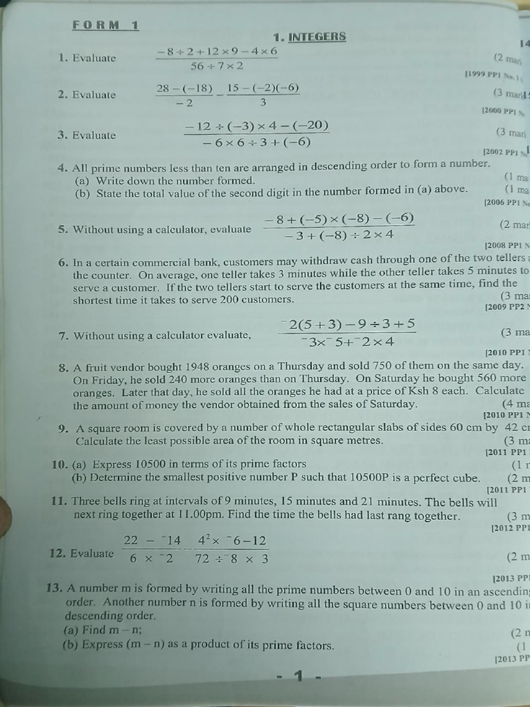 Mathematics 27 May 25 06 19 50 | PDF | Numbers | Arithmetic