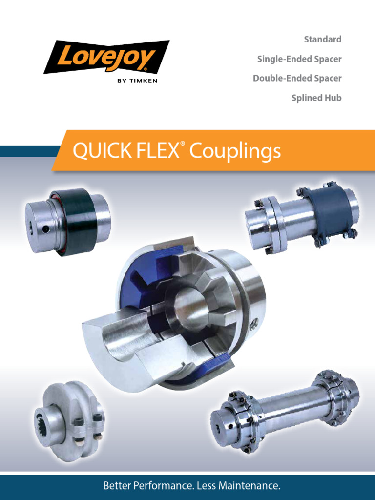 Lovejoy Couplings and Solutions Guide | PDF | Gear | Machines