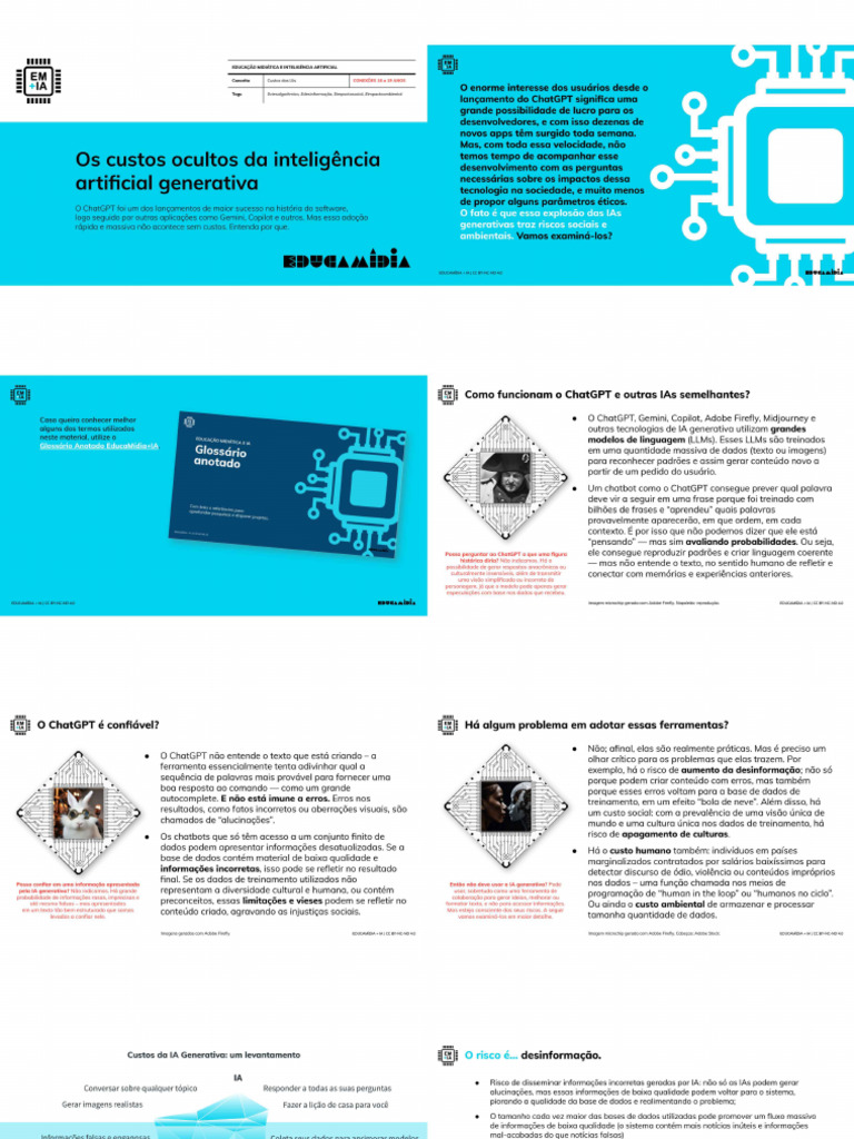 Riscos e Sustentabilidade da IA Generativa | PDF