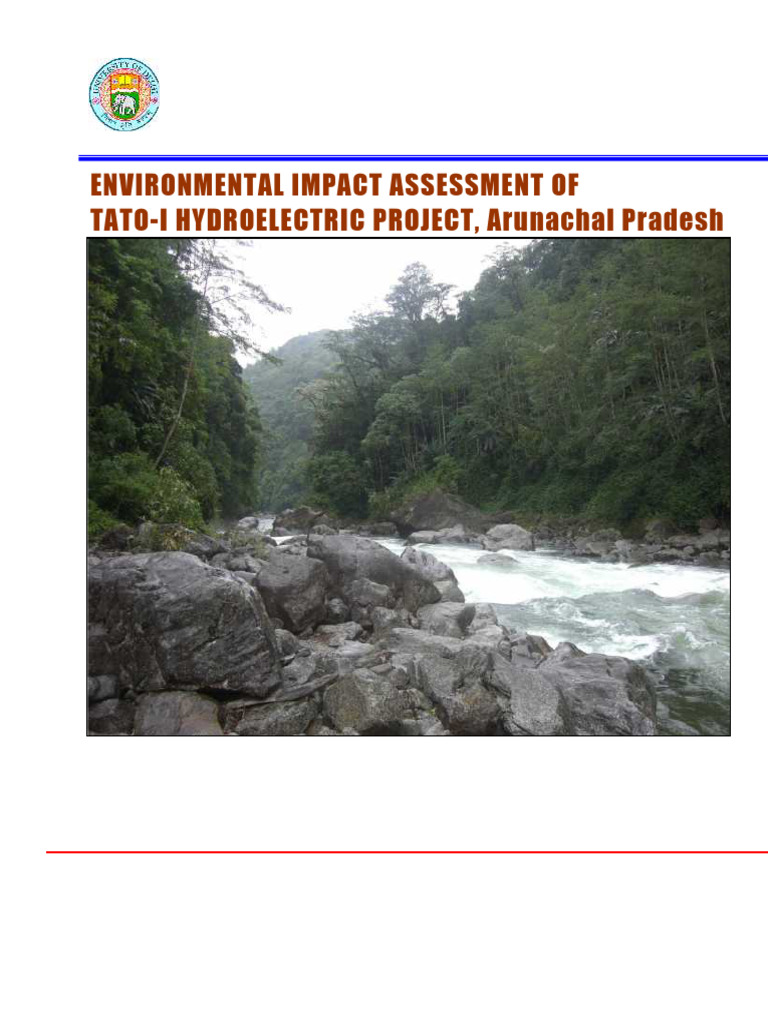 Tato-I Hydroelectric Project EIA Report | PDF | Environmental Impact ...