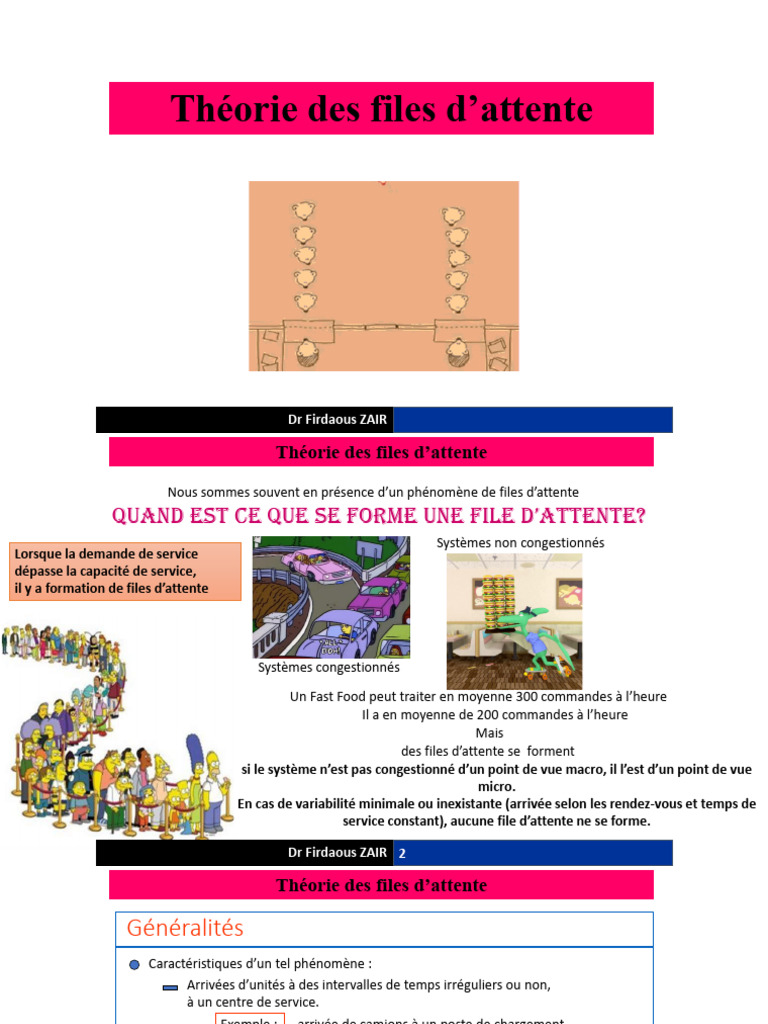Théorie des files d'attente expliquée | PDF | Loi de probabilité | Loi ...