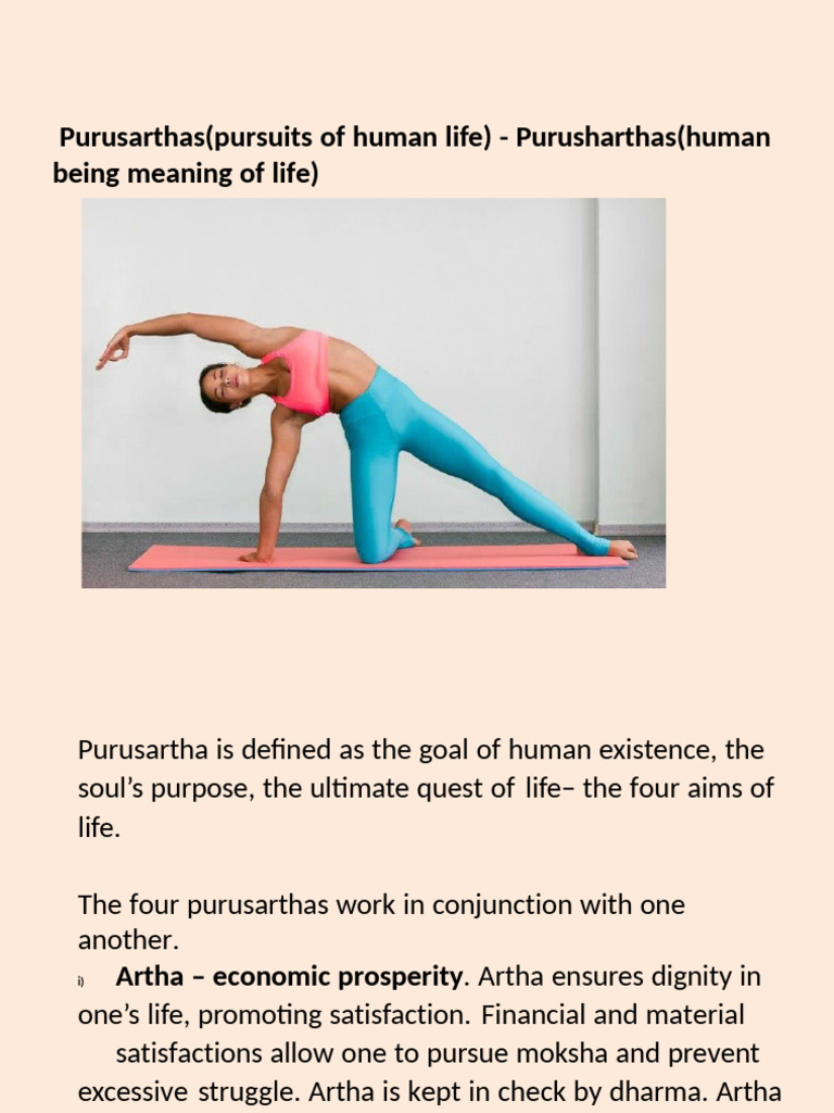 Understanding Purusharthas in Life | PDF | Kama | Moksha