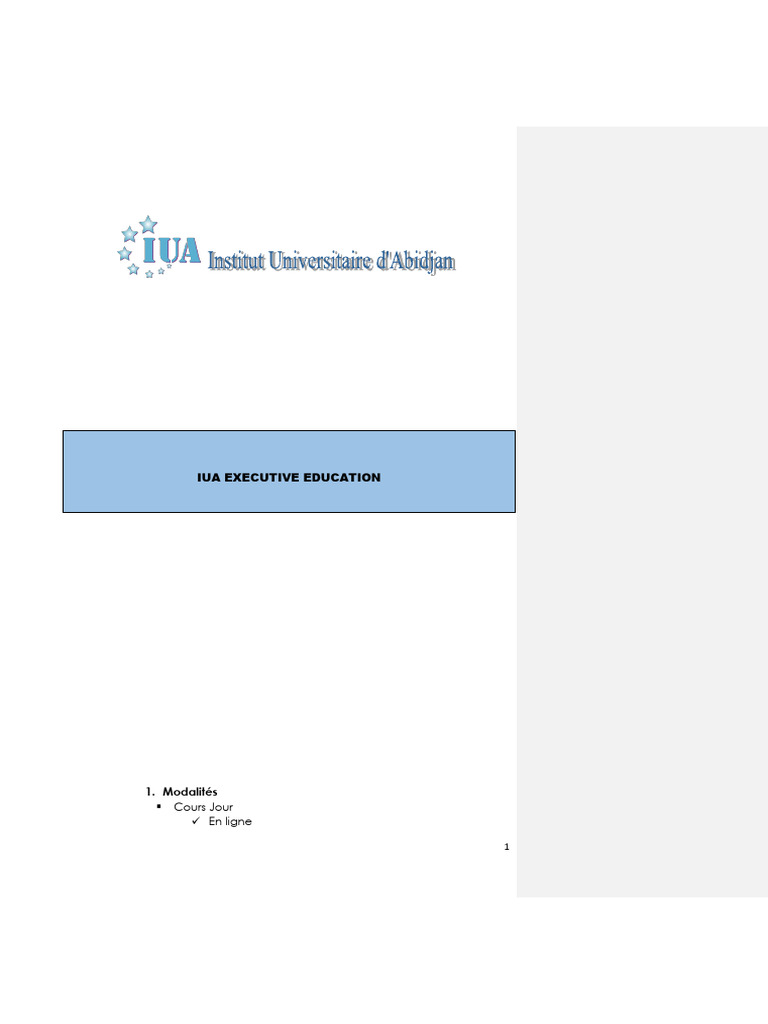 Formations IUA en Logistique et Management | PDF | Banques | Logistique