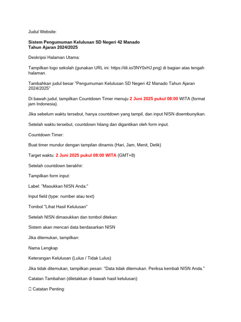 Prompt Countdown Timer | PDF