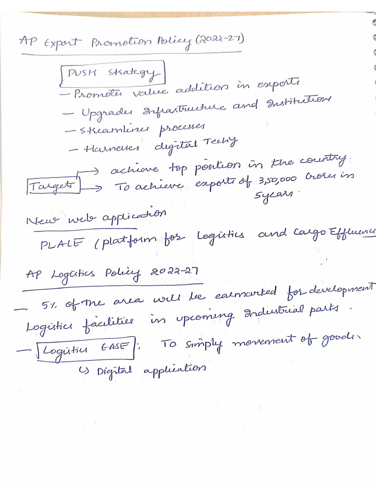 AP Policies Important Points | PDF