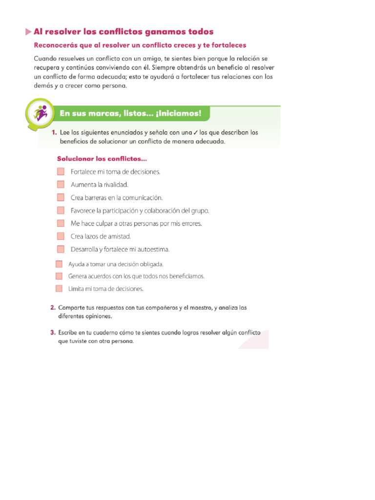 Resolver Conflictos | PDF