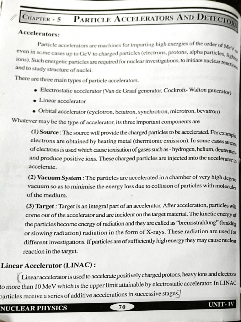 Overview of Particle Accelerators | PDF | Particle Accelerator | Electron