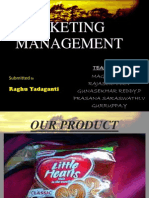 Marketing Management Team's Britannia Product Report