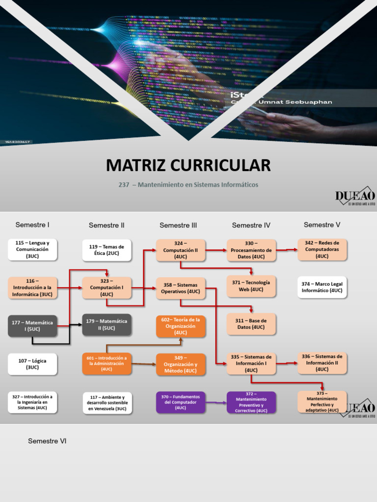 Matriz Curricular de Sistemas Informáticos | PDF | Informática