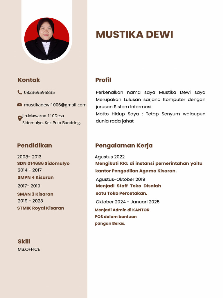 CV Baru | PDF