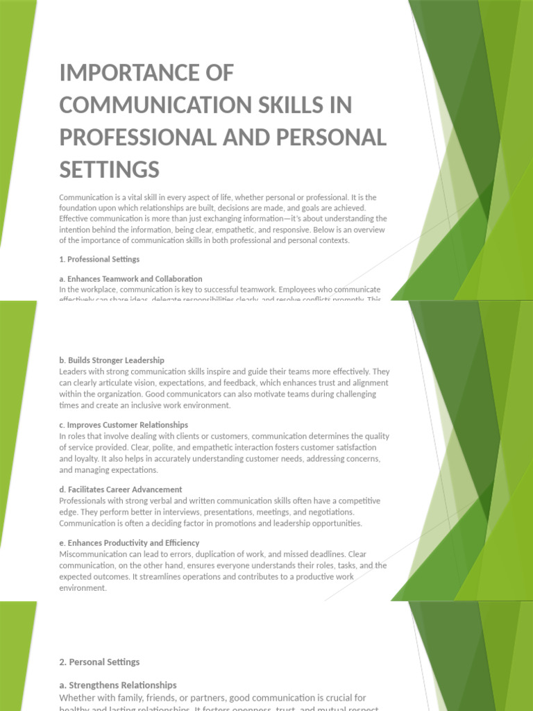 Communication Skills | PDF | Communication | Empathy