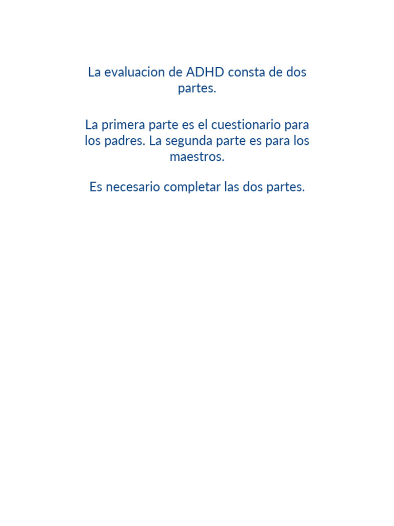 Vanderbilt Eval Form Spanish | PDF | Ciencias del comportamiento ...