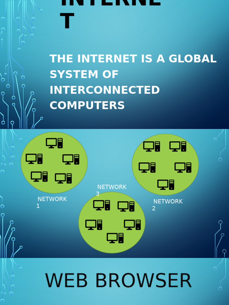The Internet Is A Global System of Interconnected Computers | PDF