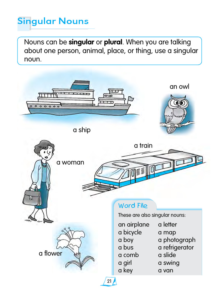 Singular and Plural Nouns Guide | PDF | Plural