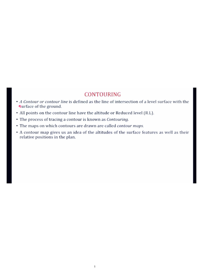 Contour Unit-3 | PDF