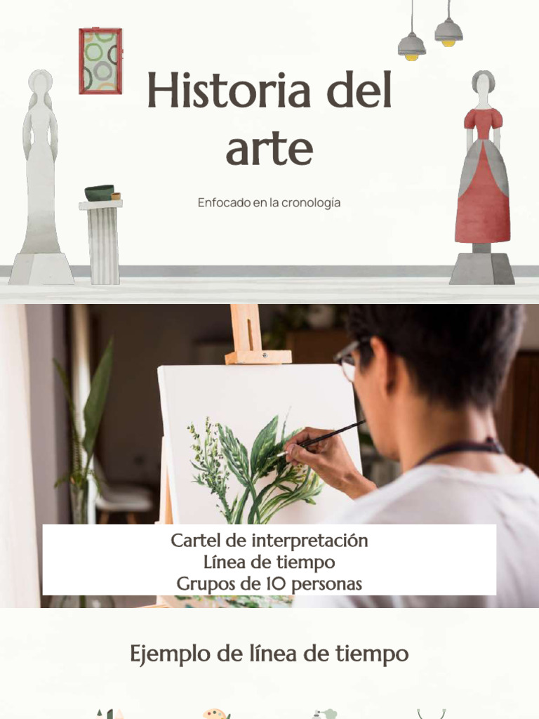 Periodos del Arte a lo Largo de la Historia | PDF | Pinturas | Escultura