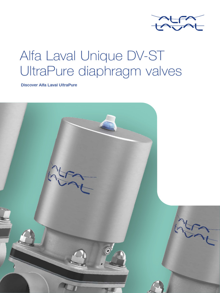 Alfa Laval Unique DV ST Ultrapure Diaphragm Valves Brochure | PDF ...