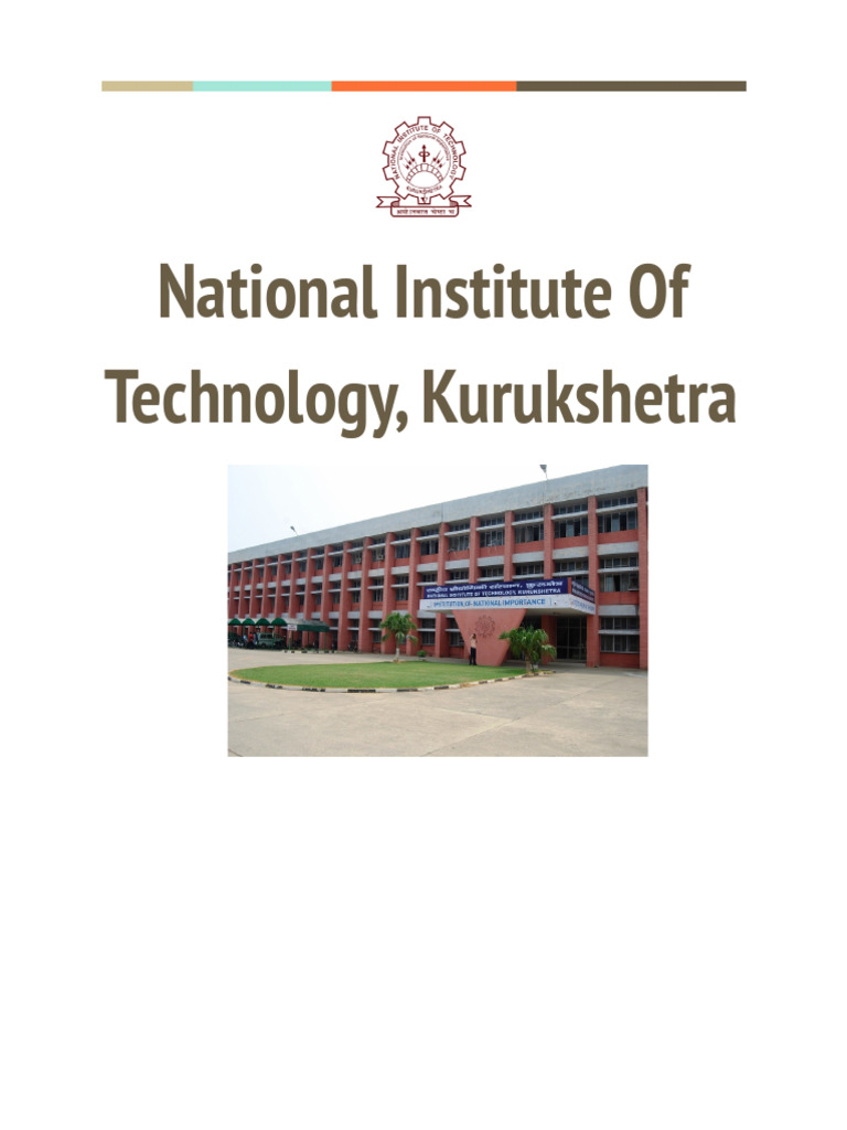 NIT Kurukshetra Overview and Details | PDF