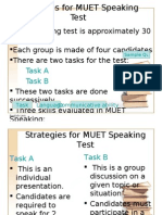 Muet Strategies