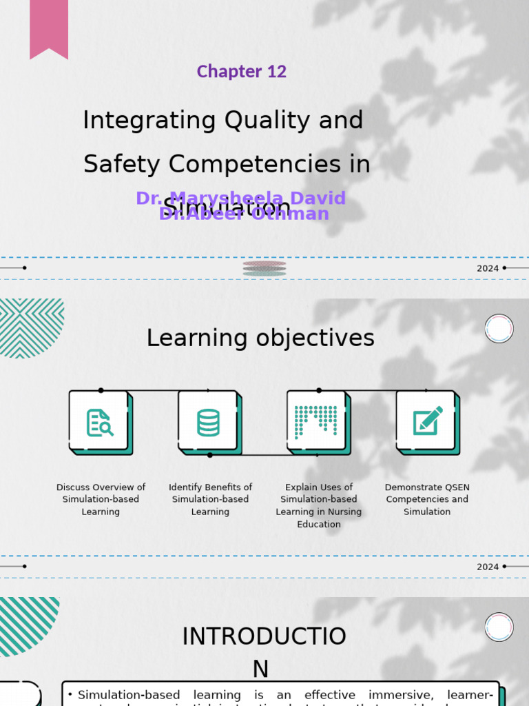 Chapter 12 &13 Competencies in Simulation New | PDF | Learning | Simulation