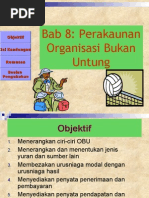 Bab 8 - Organisasi Bukan Untung