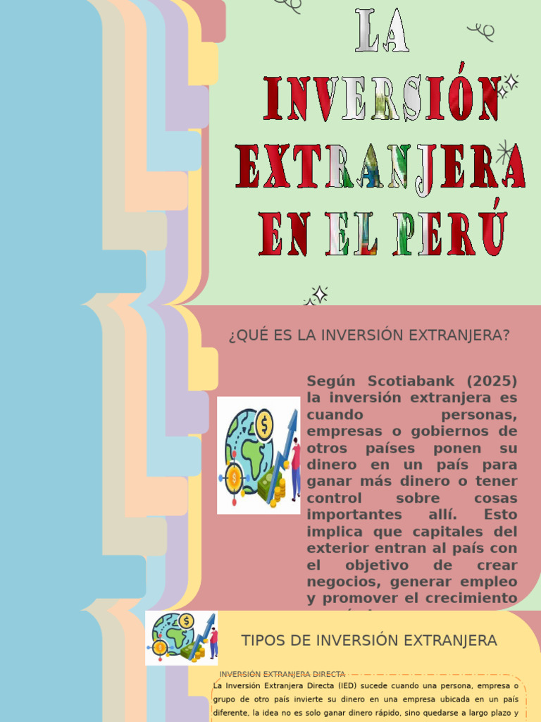 Inversión Extranjera en Perú: Tipos y Beneficios | PDF | La inversión ...