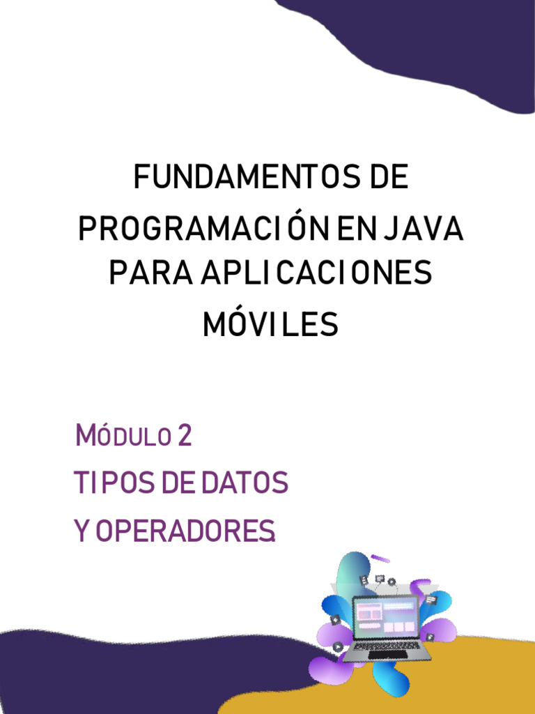 Tipos de Datos y Operadores en Java | PDF | Tipo de datos | Poco