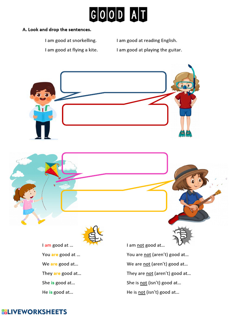 A. Look and Drop The Sentences.: Are Are Are | PDF