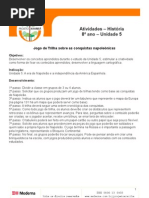 Atividade de Pesquisa a Era Napoleonica e a In Depend en CIA Da America Espanhola