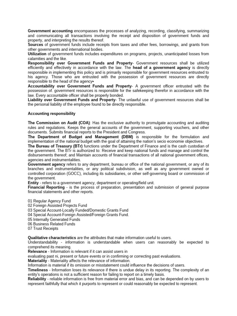 Understanding Government Accounting Basics | PDF | Budget | Expense