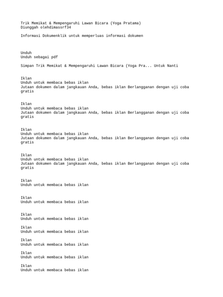 Teks | PDF