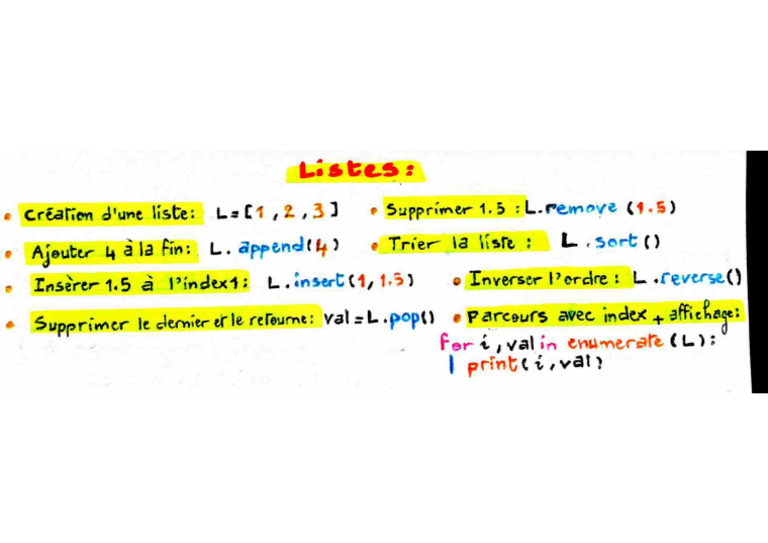 Listes | PDF