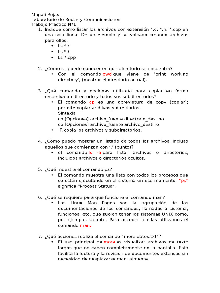Comandos Esenciales de Linux para Principiantes | PDF | Archivo de ...