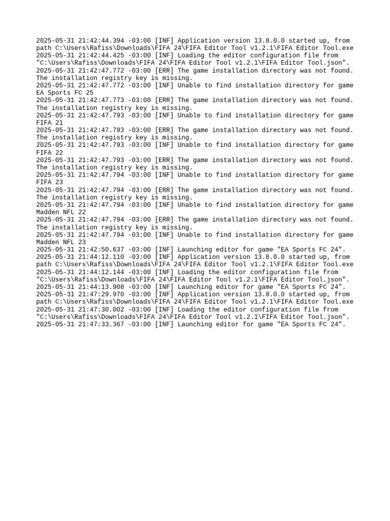 Log 20250531 | PDF | Windows Registry | Utility Software